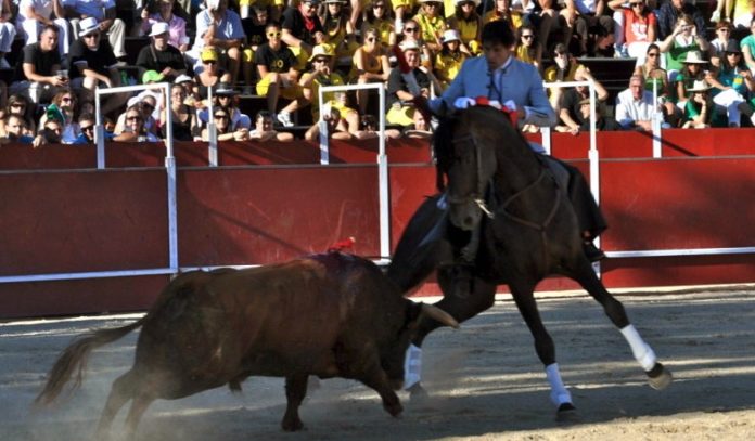 El rejoneador onubense Andrés Romero.